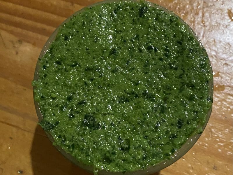 Cliquez pour zoomer ! Pesto d’épinards Thermomix par laely