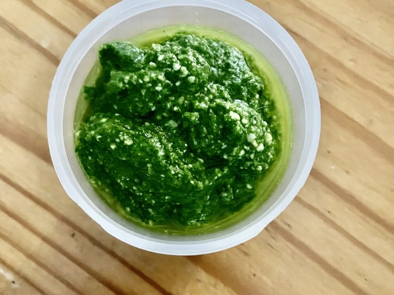 Cliquez pour zoomer ! Pesto aux fanes de radis Thermomix par laely
