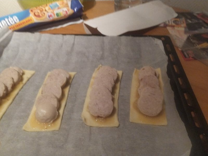 Cliquez pour zoomer ! Tarte de boudin blanc et chutney d’ananas Thermomix par momsofliam