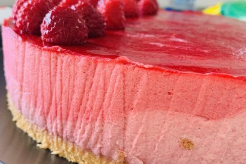 Cliquez pour zoomer ! Bavarois aux framboises Thermomix par adelina_