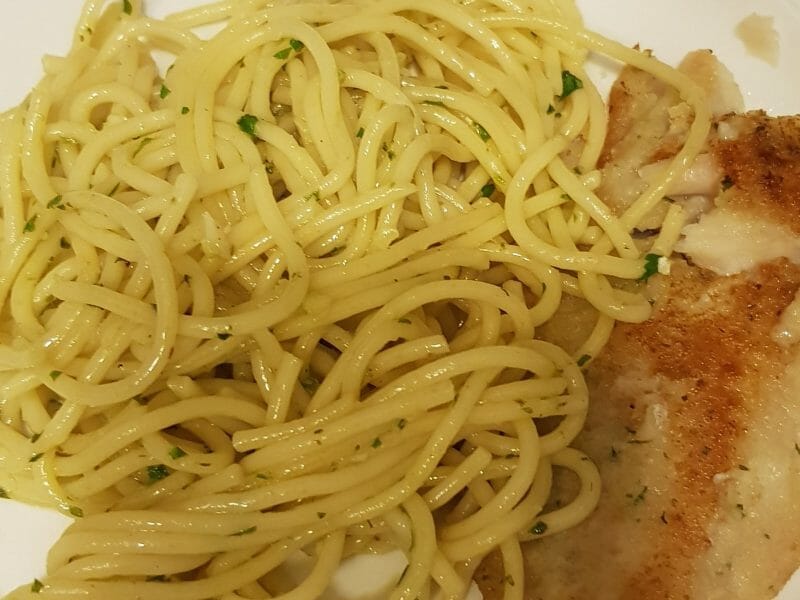 Cliquez pour zoomer ! Spaghetti à l’ail et à l’huile d’olive Thermomix par wawa2020