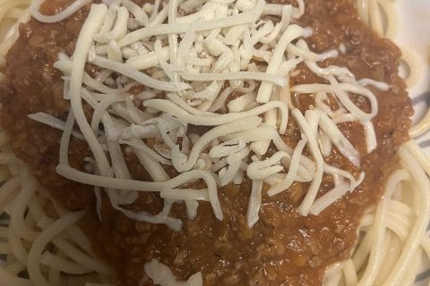 Cliquez pour zoomer ! Pâtes sauce bolognaise au potiron Thermomix par wawa2020