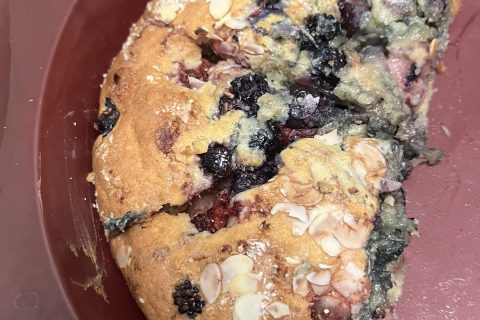 Cliquez pour zoomer ! Gâteau amandes et fruits rouges Thermomix par wawa2020