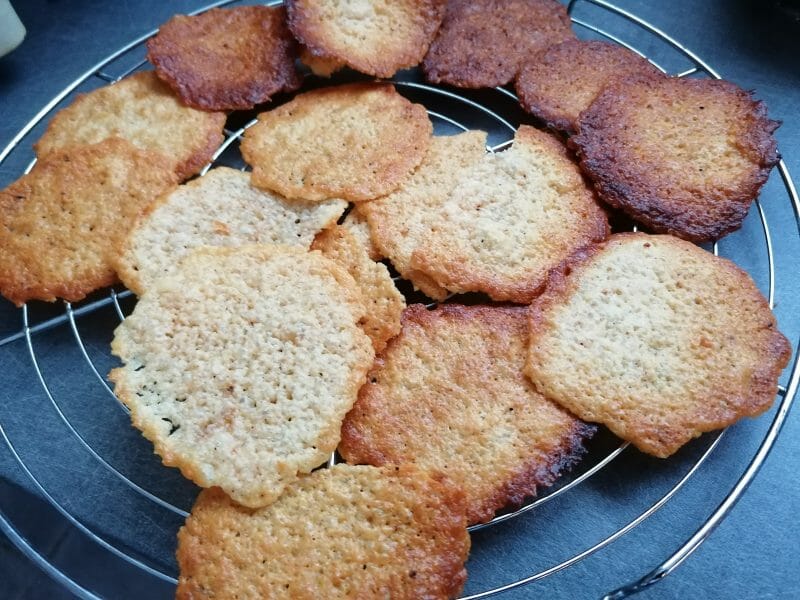 Cliquez pour zoomer ! Tuiles au parmesan Thermomix par tazette81