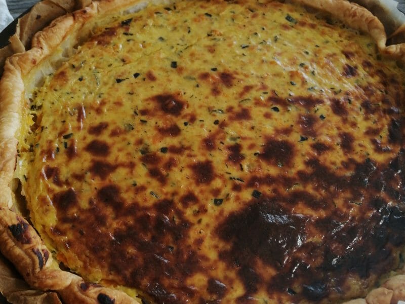 Cliquez pour zoomer ! Tarte courgettes et carottes Thermomix par angela_13