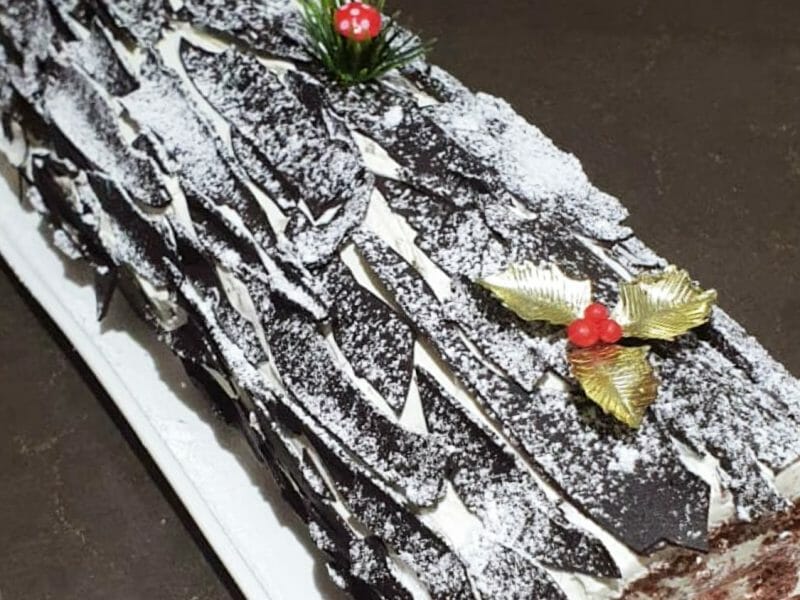 Cliquez pour zoomer ! Bûche forêt noire Thermomix par momentsbykao