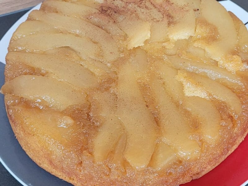 Cliquez pour zoomer ! Gâteau renversé aux poires Thermomix par carole2403