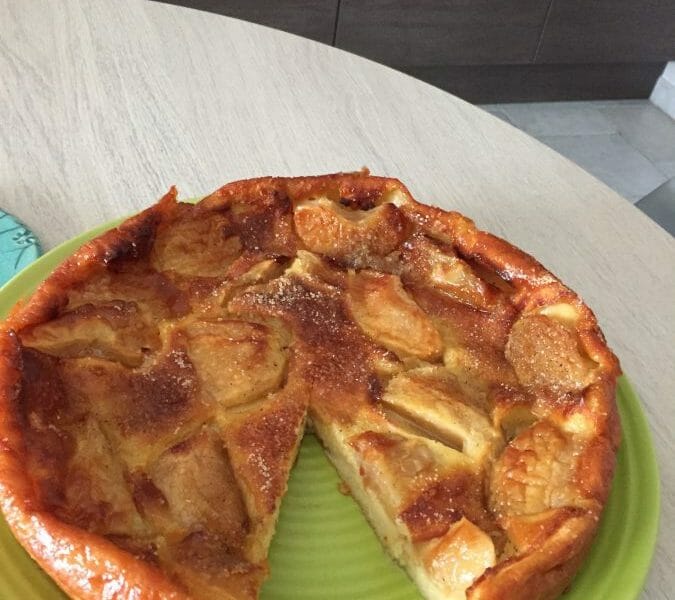 Flognarde aux pommes au Thermomix