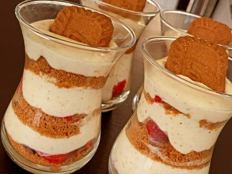 Cliquez pour zoomer ! Tiramisu aux framboises et spéculoos Thermomix par soso_93