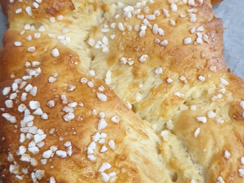 Cliquez pour zoomer ! Brioche tressée à la mie filante Thermomix par mireille_25