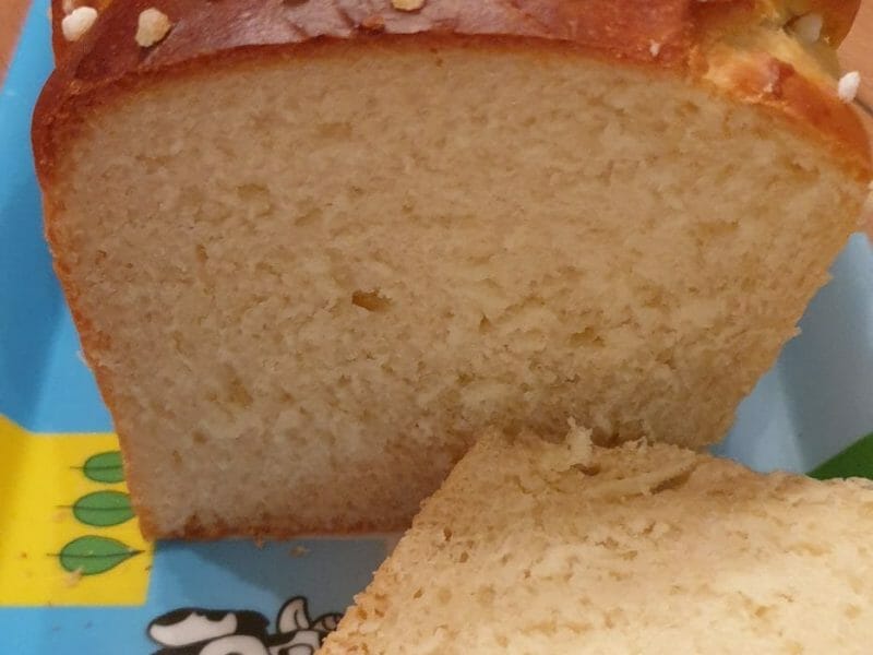 Cliquez pour zoomer ! Brioche sans beurre, sans oeufs Thermomix par mireille_25