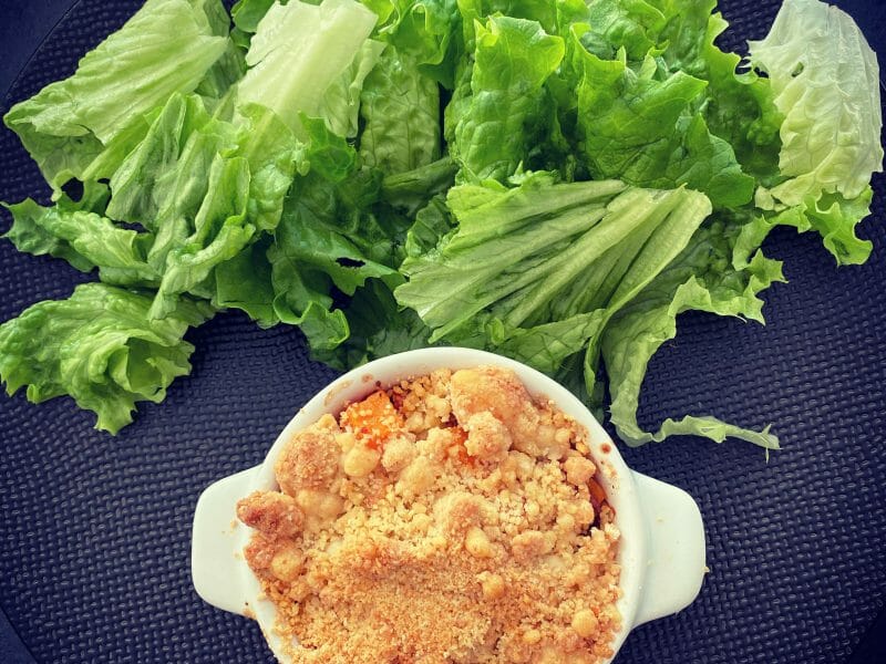 Cliquez pour zoomer ! Crumble de butternut au chorizo Thermomix par heloise_9