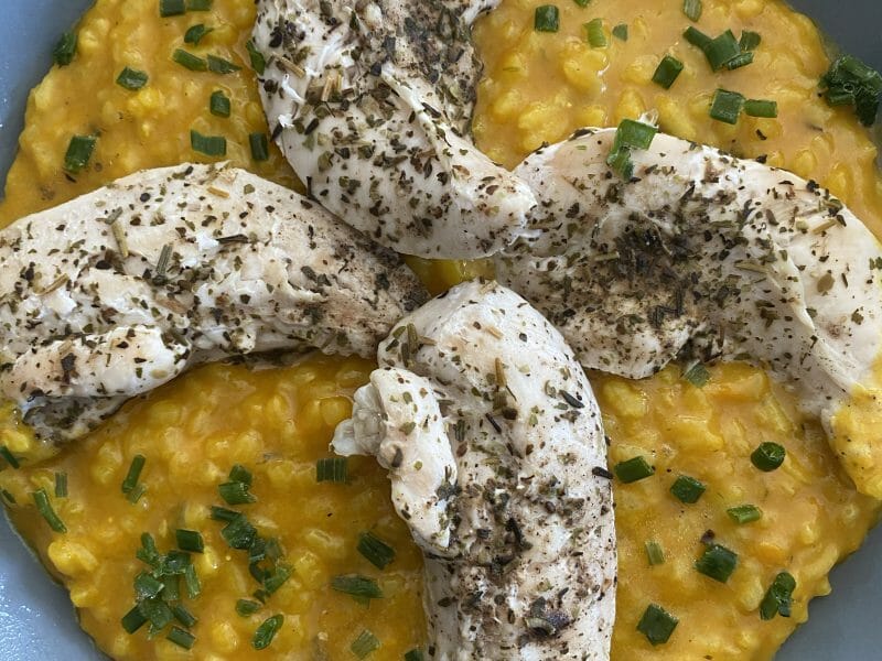 Cliquez pour zoomer ! Risotto au potimarron Thermomix par heloise_9