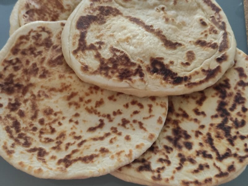 Cliquez pour zoomer ! Naans au fromage Thermomix par Stéphanie