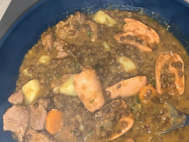 Cliquez pour zoomer ! Soupe de lentilles – 3dess Thermomix par aminabenouda