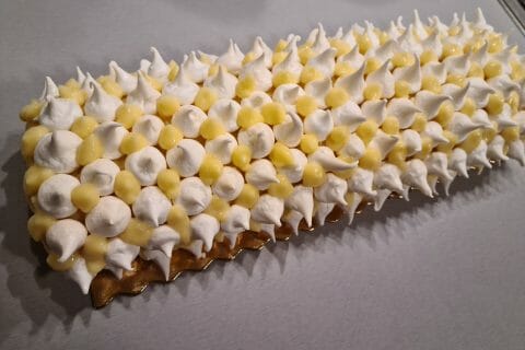 Cliquez pour zoomer ! Bûche au citron meringuée Thermomix par chanitou