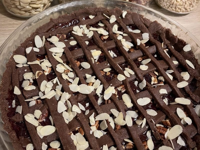 Cliquez pour zoomer ! Tarte de Linz – Linzer Torte Thermomix par rakia