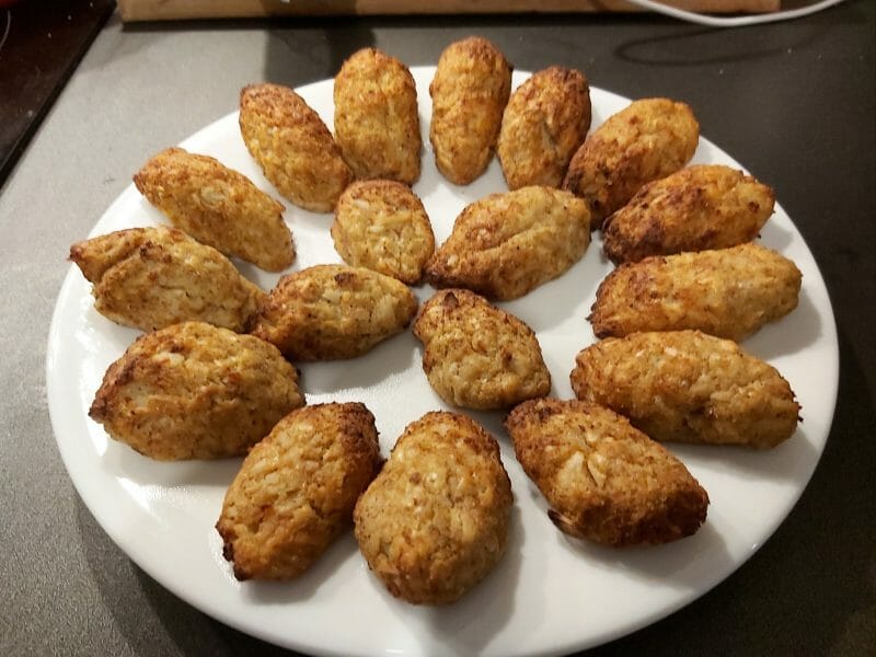 Cliquez pour zoomer ! Croquettes de chou-fleur au jambon cru Thermomix par carinette56