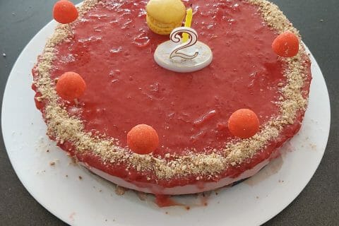 Cliquez pour zoomer ! Bavarois aux fraises Thermomix par carinette56