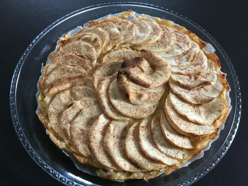 Cliquez pour zoomer ! Tarte aux pommes sans pâte Thermomix par florbela