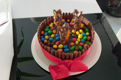 Cliquez pour zoomer ! Gâteau lapin de Pâques Thermomix par caro20290