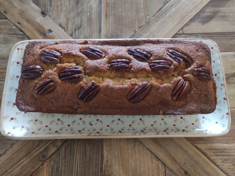 Cliquez pour zoomer ! Banana bread aux noix de pécan Thermomix par chourourou