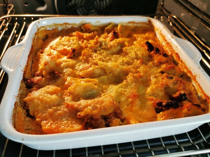 Cliquez pour zoomer ! Gratin de pommes de terre au chorizo Thermomix par Audrey2