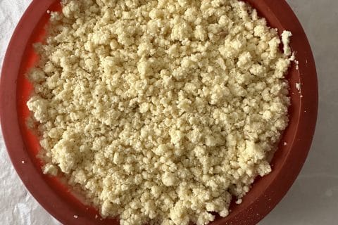Cliquez pour zoomer ! Crumble courgettes, chèvre et lardons Thermomix par milyly