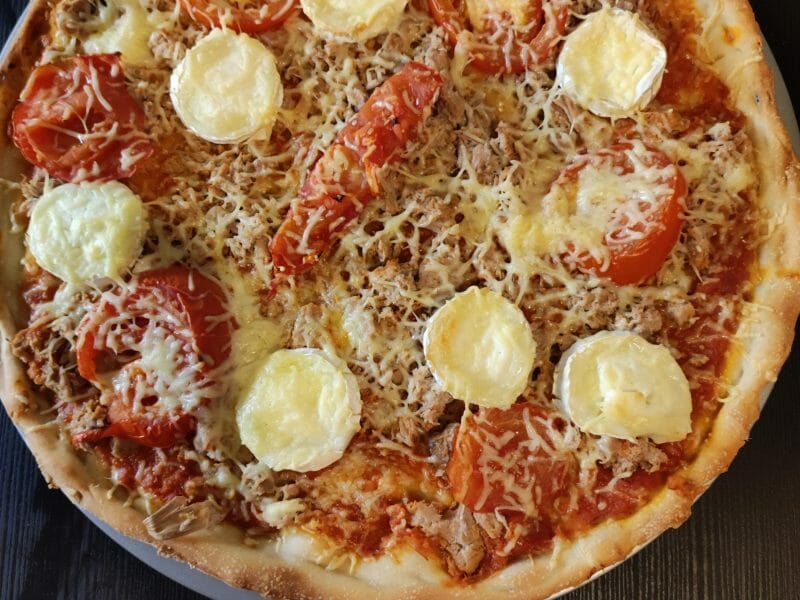 Cliquez pour zoomer ! Pizza au thon et aux olives Thermomix par yasminemnz