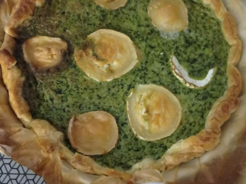 Cliquez pour zoomer ! Quiche épinards et lardons Thermomix par yasminemnz