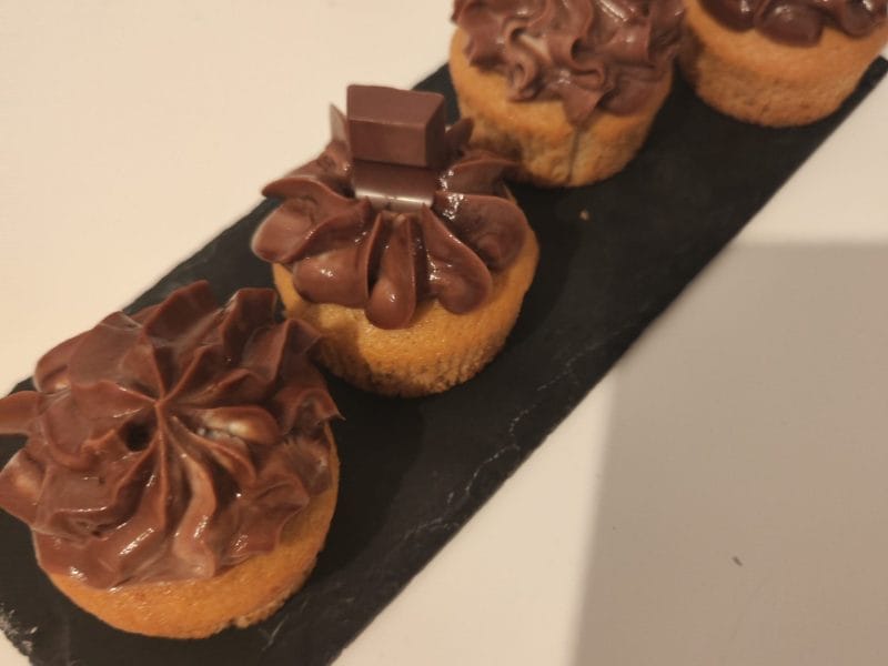 Cliquez pour zoomer ! Cupcakes au nutella Thermomix par yasminemnz