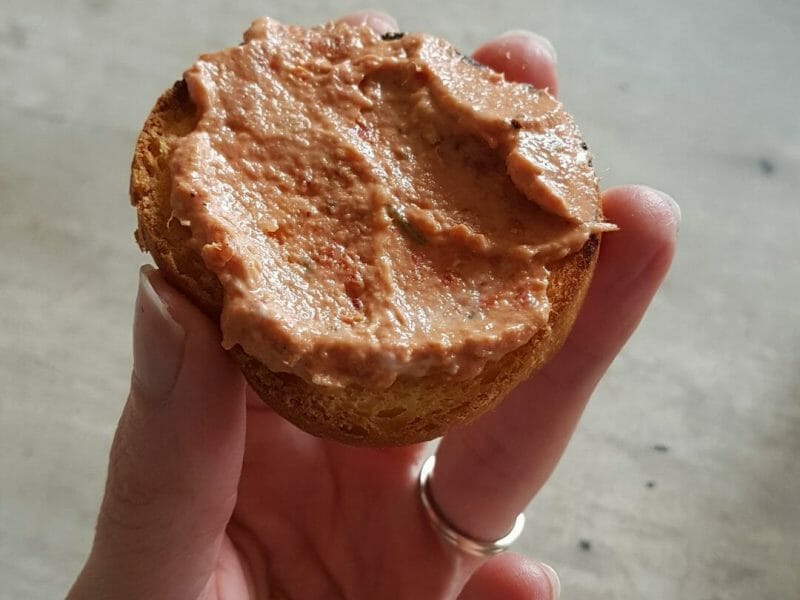 Cliquez pour zoomer ! Rillettes de thon aux tomates séchées Thermomix par titiacook