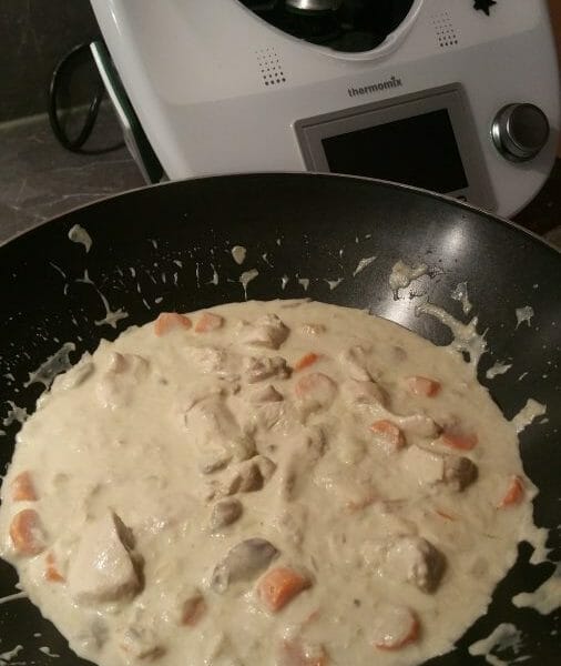 Cliquez pour zoomer ! Blanquette de dinde au bleu d’auvergne Thermomix par Socha