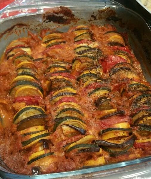 Cliquez pour zoomer ! Tian de légumes et mozarella Thermomix par Socha