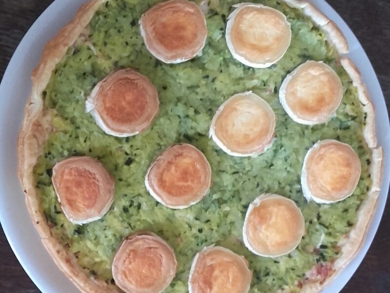 Cliquez pour zoomer ! Tarte courgette, jambon & chèvre Thermomix par Laurecg