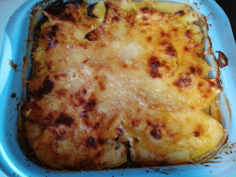 Cliquez pour zoomer ! Lasagnes de pommes de terre Thermomix par Michelina