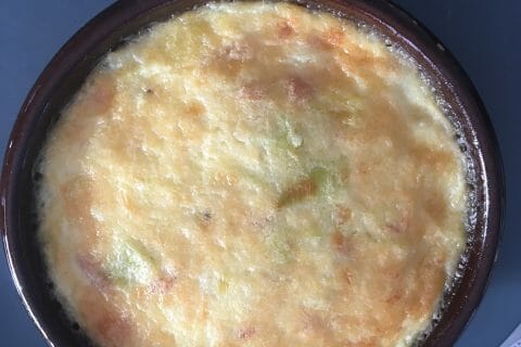 Cliquez pour zoomer ! Clafoutis de poireaux et lardons Thermomix par nath_dirou