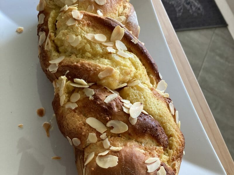 Cliquez pour zoomer ! Brioche à la crème d’amande Thermomix par elodie70300