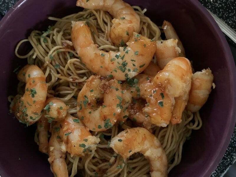 Cliquez pour zoomer ! Bo Bun de crevettes marinées Thermomix par cemoi_1