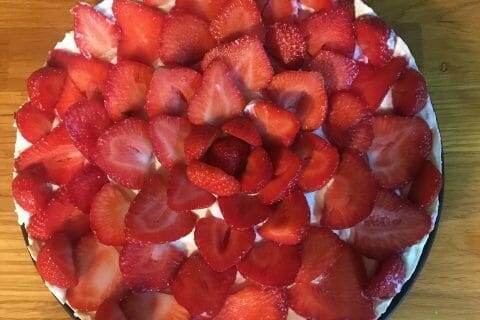 Cliquez pour zoomer ! Tarte aux fraises sans cuisson Thermomix par ys