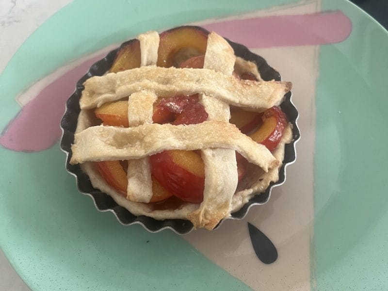 Cliquez pour zoomer ! Tarte aux prunes et poires Thermomix par ys