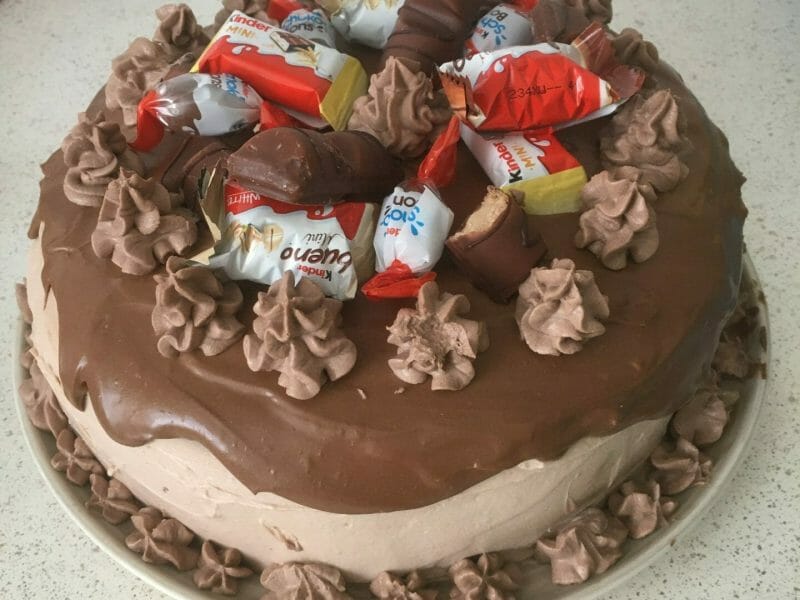 Cliquez pour zoomer ! Layer cake Kinder Bueno Thermomix par ys