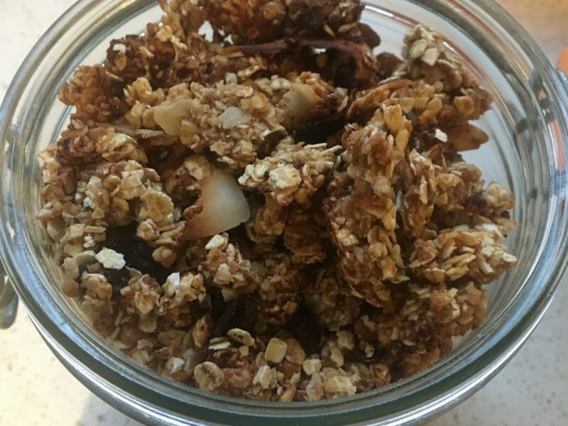 Cliquez pour zoomer ! Granola dattes et banane Thermomix par ys