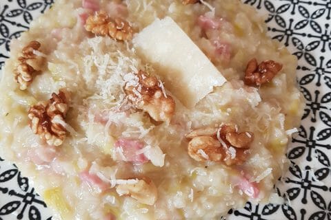 Cliquez pour zoomer ! Risotto poireaux et lardons Thermomix par july1985