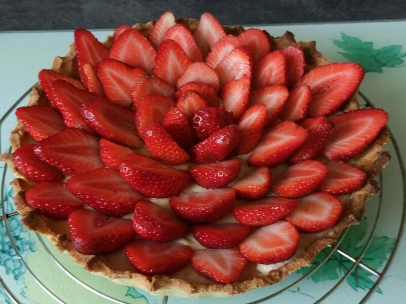 Cliquez pour zoomer ! Tarte aux fraises Thermomix par moranna