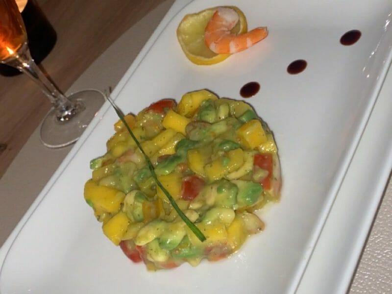 Cliquez pour zoomer ! Ceviche de crevettes, mangue, avocat Thermomix par Ana 👩🏻🍳