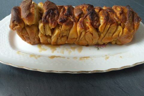 Cliquez pour zoomer ! Brioche à effeuiller à la cannelle au Thermomix