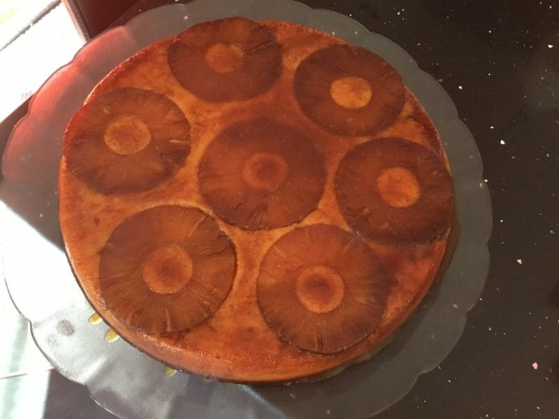 Cliquez pour zoomer ! Gâteau renversé à l’ananas Thermomix par fatima_54