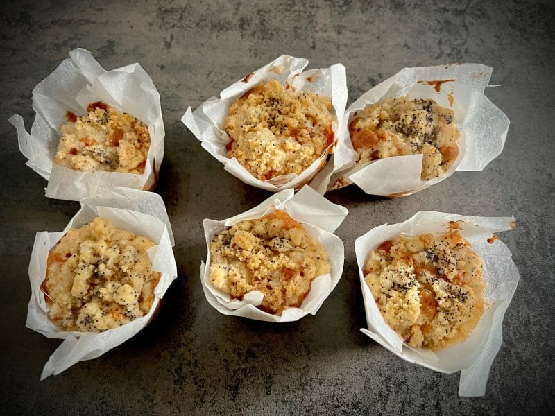 Cliquez pour zoomer ! Muffins aux pommes façon crumble Thermomix par rom_4