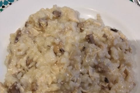 Cliquez pour zoomer ! Risotto poulet et champignons Thermomix par nathalie_332